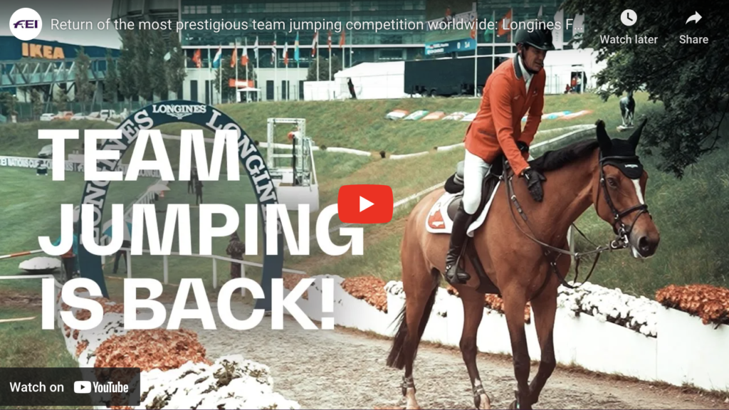 Return of the most prestigious team jumping competition worldwide